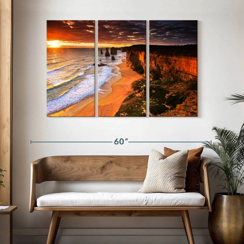 Gillard Twelve Apostles Cliffs, 32" H x 50" W