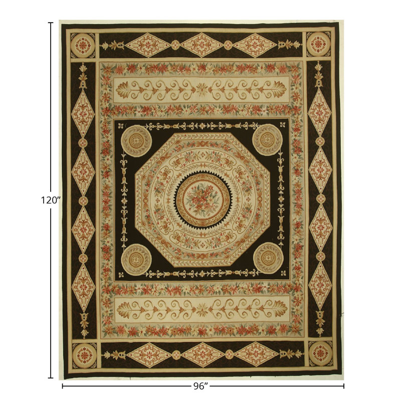 Hand Hooked Oriental Area Rug