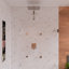 Pomme de douche carrée 12 po-9462418