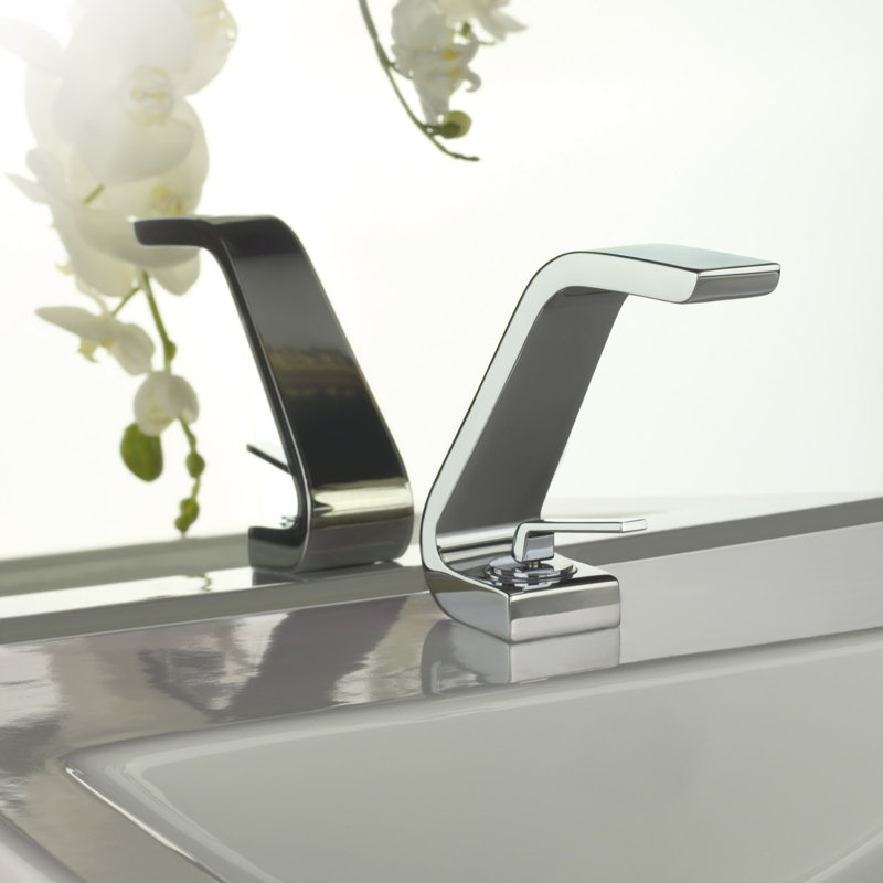 Robinet de salle de bain monotrou avec drain Wolo, Chrome poli