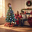 Lighted Artificial Christmas Tree-1226874223