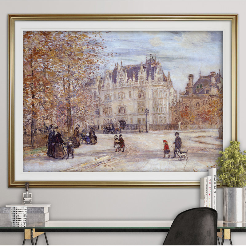 «The Fletcher Mansion», impression, H 31 po x l 43 po x P 1,5 po, Noir