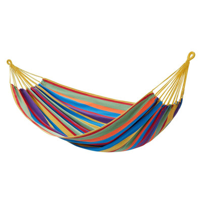 Très grand hamac double 94 po x 63 po avec sangles d'arbre, hamac en coton pour 2 personnes 450 lb