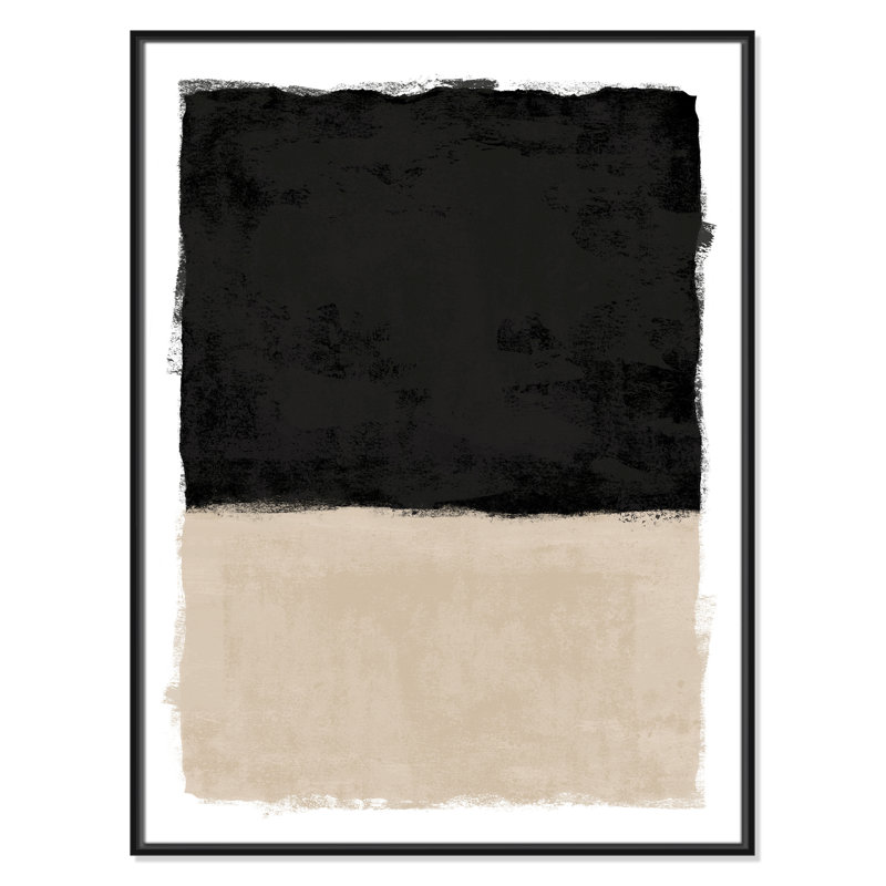 «Moonlight I Print» par Natalie Carpentieri, 31.5' W x 41.5' H, Cadre flottant noir