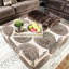 Repose-pieds carré de style transitionnel-884025410