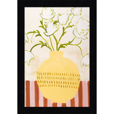 Yellow Vase Print by Design Fabrikken