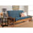 Monterey Queen Futon Frame with Mattress - Futon Frame Set with Mattress, Foldable Futon Frame with Sturdy Wood Build, Living Room Futon Frame with Mattress, Versatile Design-1431417528
