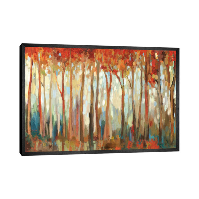 Marble Forest I by Allison Pearce - Print on Canvas, Black Framed Canvas, 101.6 cm H x 66.04 cm W