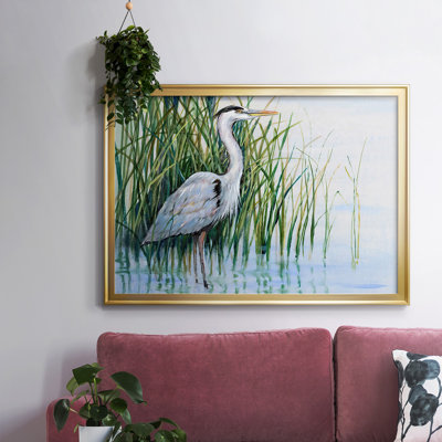 " Heron In The Marsh I "