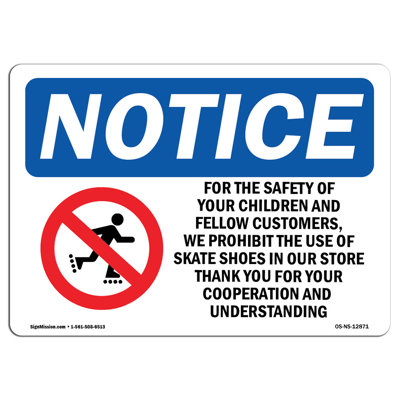 SignMission Notice for the Safety of Your Children