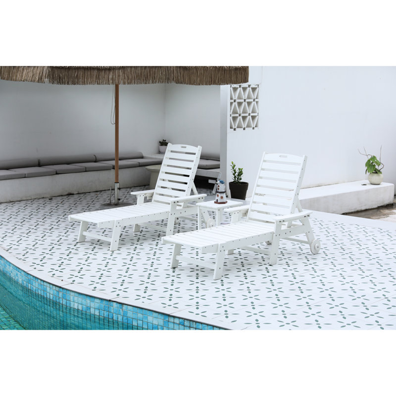 Fauteuil de jardin blanc à roulettes, 5, idéal pour jardin, terrasse, plage, surdimensionné, et
