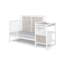 Lit de bébé et table à langer 4 en 1 Connelly blanc / gris Rockport-603440864