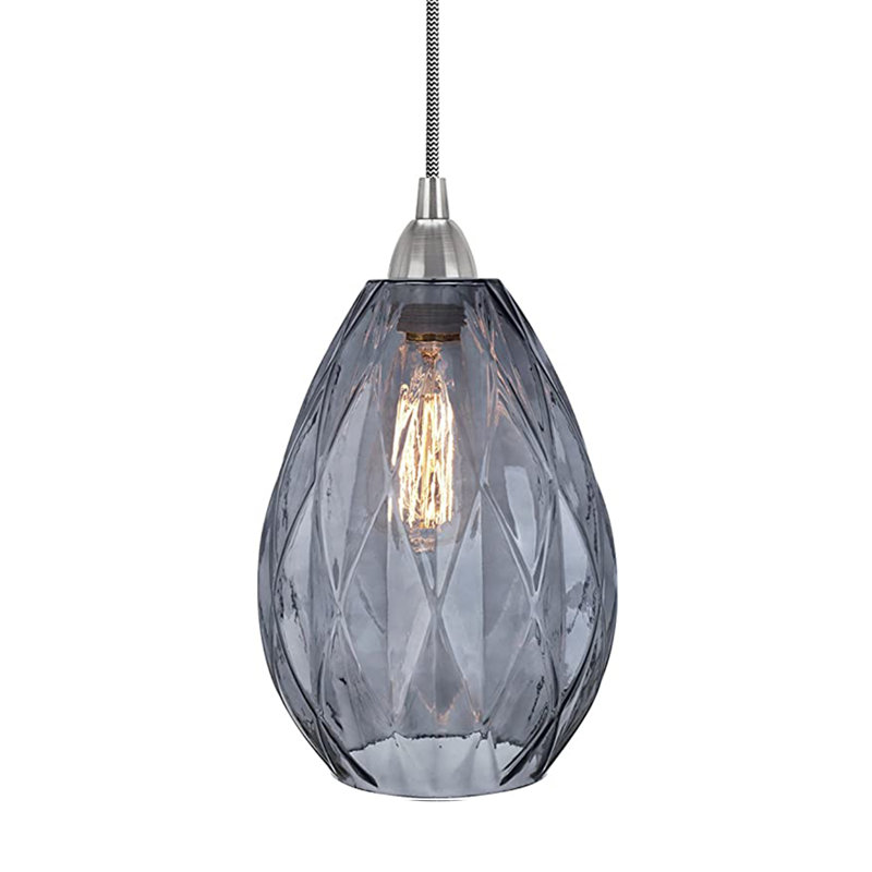 Luminaire suspendu en forme de goutte à 1 lumière Cyril