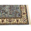 Tapis de couloir oriental bleu sarcelle 3 x 10 Indo Kerman