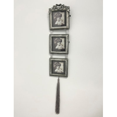 Grey Embossed Picture Frame
