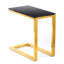 Lindel Glass Top C Table End Table