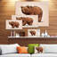 Couleur, gravier isolé, grizzly - impression-29490057-34273191