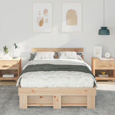 Solid Wood Bed Frame