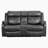  Karston 71'' Traditional Double Reclining Loveseat - Microfiber Reclining Loveseat Lay Flat Function, Center Console-1556026208