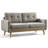 65.4" Wide Upholstered Soft Square Arm Sofa with Solid Wood Legs-967375327