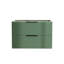 Meuble-lavabo mural flottant de 30 pouces avec lavabo et tiroirs en céramique, conception cannelée moderne pour un rangement efficace, meubles-lavabos