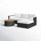 Almita 2 Piece Sectional Seating Group with Cushions