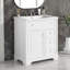 Meuble-lavabo 30 po avec comptoir d'évier, armoire avec porte et 2 tiroirs