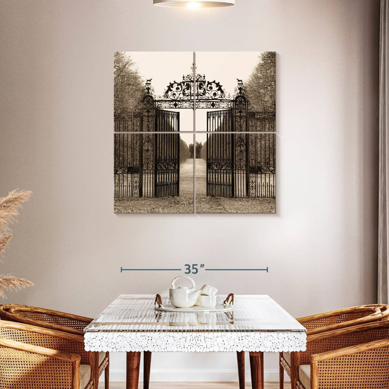 Lilie Hampton Gate, 38" H x 38" W