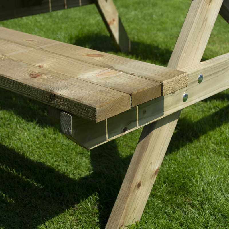 Rowlinson Picnic Table, H70 x W150 x L120cm