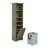 Lebreton Bathroom Cabinet With Laundry Basket,4 Adjustable Shelves & Removable Laundry Hamper-1040625585