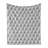 Ambesonne Jellyfish Fleece Throw Blanket Zentangle Ocean Creature  Charcoal Grey and White-107324613