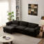 Canapé de luxe avec repose-pieds rembourré en chenille douce Living Furniture