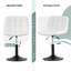 Swivel Upholstered Boucle Adjustable Height Bar Stool-629808794
