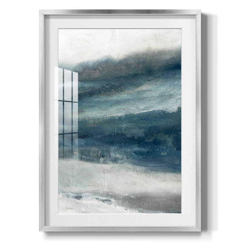 Prise privée II - impression encadrée, H 28,5 po x l 20,5 po, Argent argent