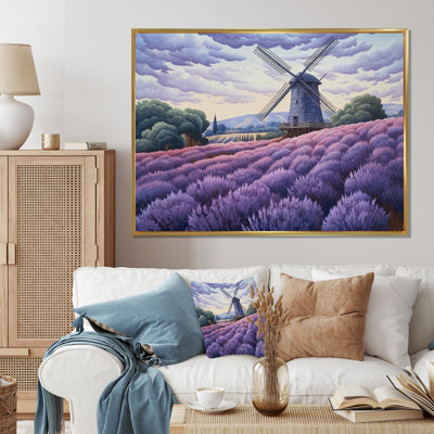 Lavender Mills I, reproduction d'art sur toile