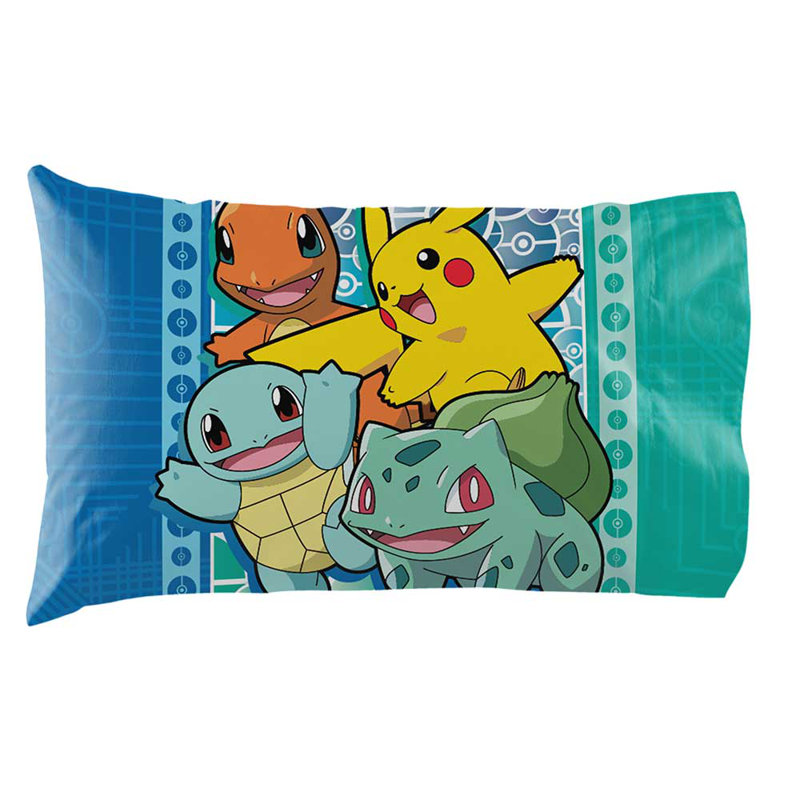 Pokemon Bedding Set in a Bag, Ensemble d'édredon double et 2 taies d'oreiller