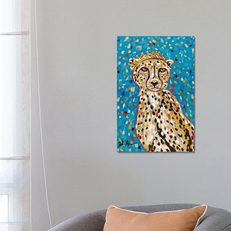 Queen Cheetah by Jodi Augustine - Wrapped Canvas Print, 66.04 cm H x 45.72 cm W x 1.91 cm D
