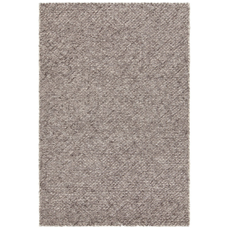 Tapis gris foncé tissé à la main Sylvan