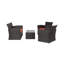 Ensemble de conversation en osier / rotin pour 4 personnes avec coussins Delano-49959817-27864326