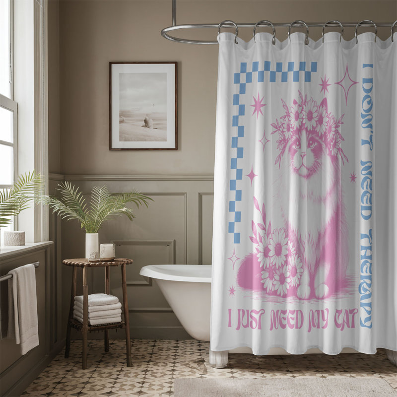 Eastbrook Shower Curtain, 74"H x 71"W