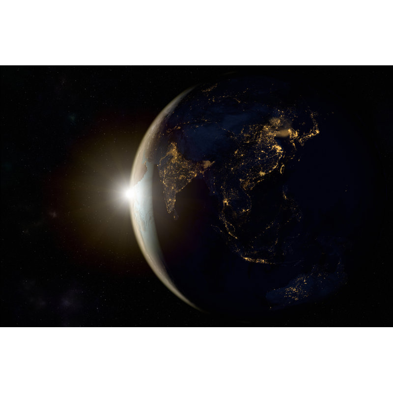 Sunrise On Earth by Tifonimages - Wrapped Canvas Print, 20cm H x 30cm W x 3.8cm D