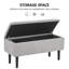 Margaet Polyester Upholstered Storage Bench-2006036537