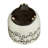 S/2 Ceramic 6/8" Scribble Footed Planter