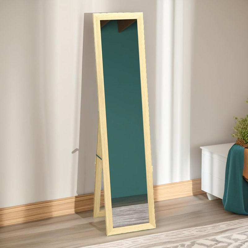 Clust Rectangle Mirror, Natural Brown