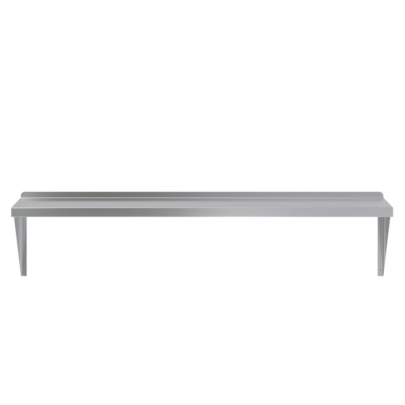 AmGood Stainless Steel Wall Mount Shelf, 16" H x 60" W x 18" D