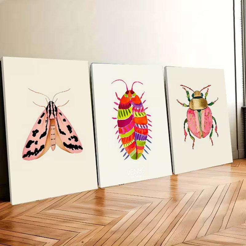 3 Piece Wrapped Canvas Print, 30 cm H x 60 cm W