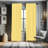 Horizontal Abstract Semi-Sheer Rod Pocket Curtain Panels-45209865