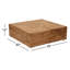 Nan café table miel miel brun