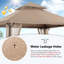13 pi. L 11 pi. D Pavillon de jardin en acier au toit souple-113663265-124638524