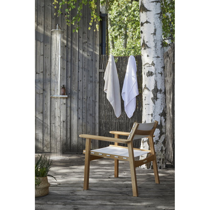 Djurö Teak and Batyline Lounge Armchair